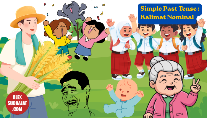 kalimat nominal simple past tense